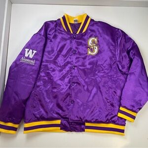 2025 Seattle Mariners UW Washington Huskies Jacket SGA 8/1/25 Size XXL
